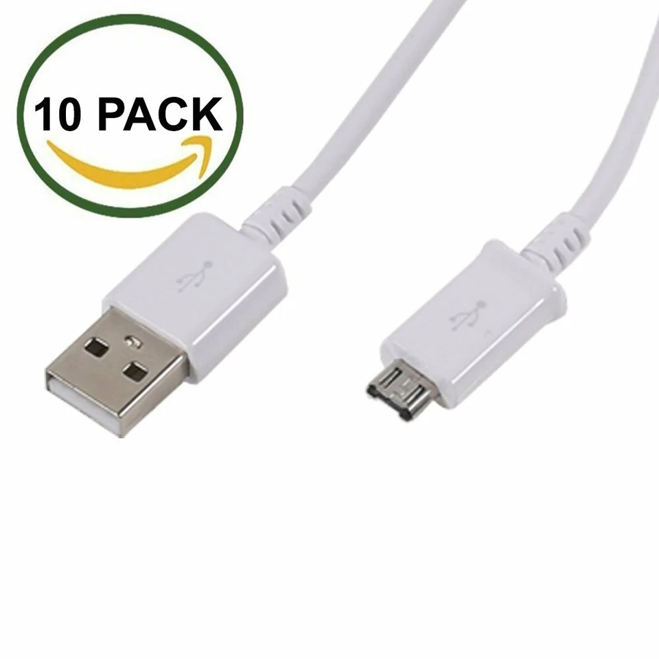 10 Pack 3ft Micro USB Fast Charger Data Sync Cable Cord For Samsung Android LG  - Image 3 of 4