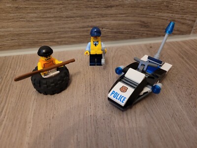 LEGO City 60126   Flucht per Reifen | Polizei Set | KOMPLETT mit Anleitung
