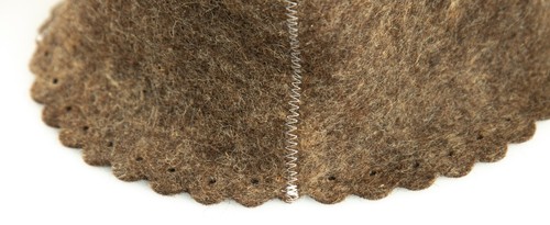 Sauna hat wool felt Gray hoed καπέλο για τη σάουνα Valentines Day Sale - Picture 2 of 4