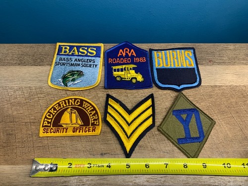 NEU PAKET mit 6 BESTICKTEN PATCHES LOGO PATCH (C) - Bild 3 von 3