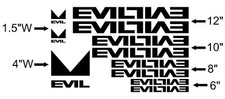 Evil Bikes Frame Decals. Following Wreckoning...