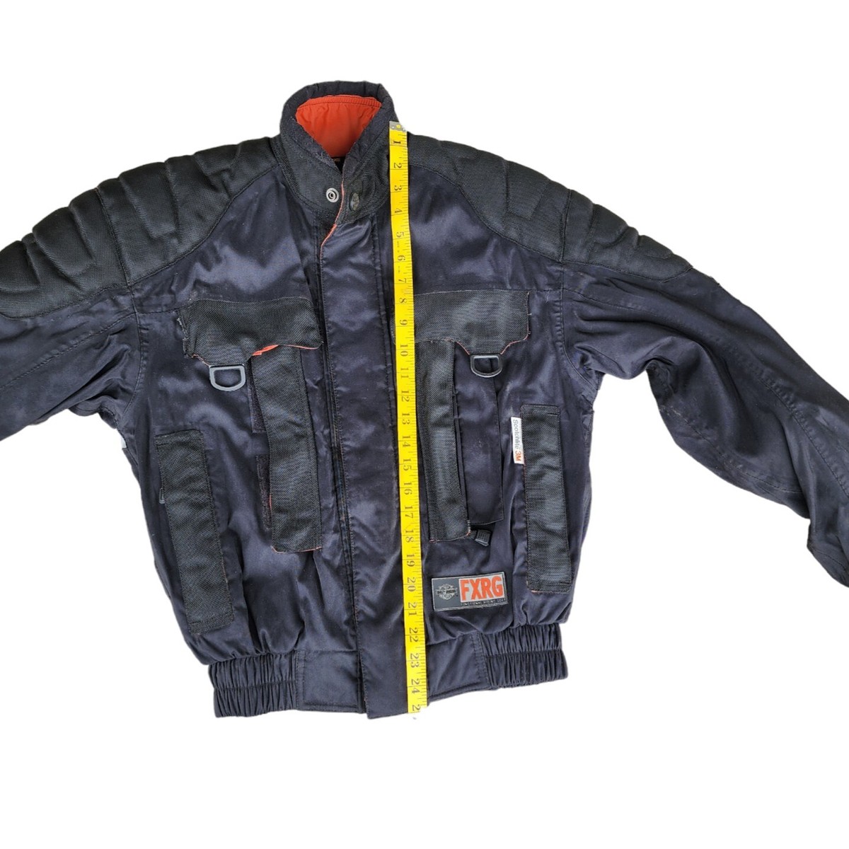 Harley Davidson FXRG Riding Jacket Size XXS Black Ventes Zip Out 3M Liner View 4