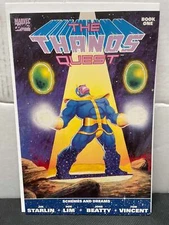 Marvel Comics THE THANOS QUEST #1 NEWSSTAND (1980, KEY!) NM+/MINT STUNNER! 1st P