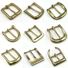 Solid Brass Belt Buckle Pin Belt Buckles Fits For 1.5 INCHES Wide Belt