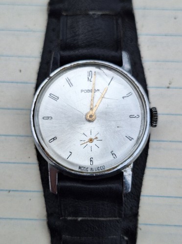 POBEDA 1952 - vintage Herren USSR Armbanduhr - 50er Jahren