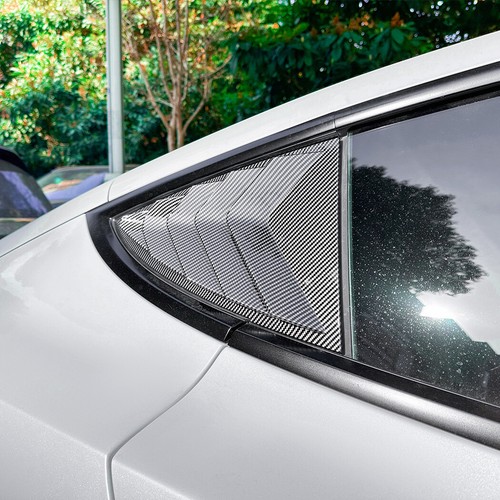 Tesla Model 3 2017-2025 Rear Side Window Cover Louver Sport Style Accessories - Picture 11 of 15