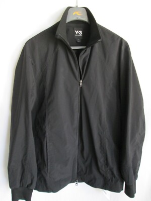 ジャケット・アウター yohji yamamoto Y-3 pour homme Y-3 x Adidas Men's Blue Denim Jeans Biker Jacket Medium