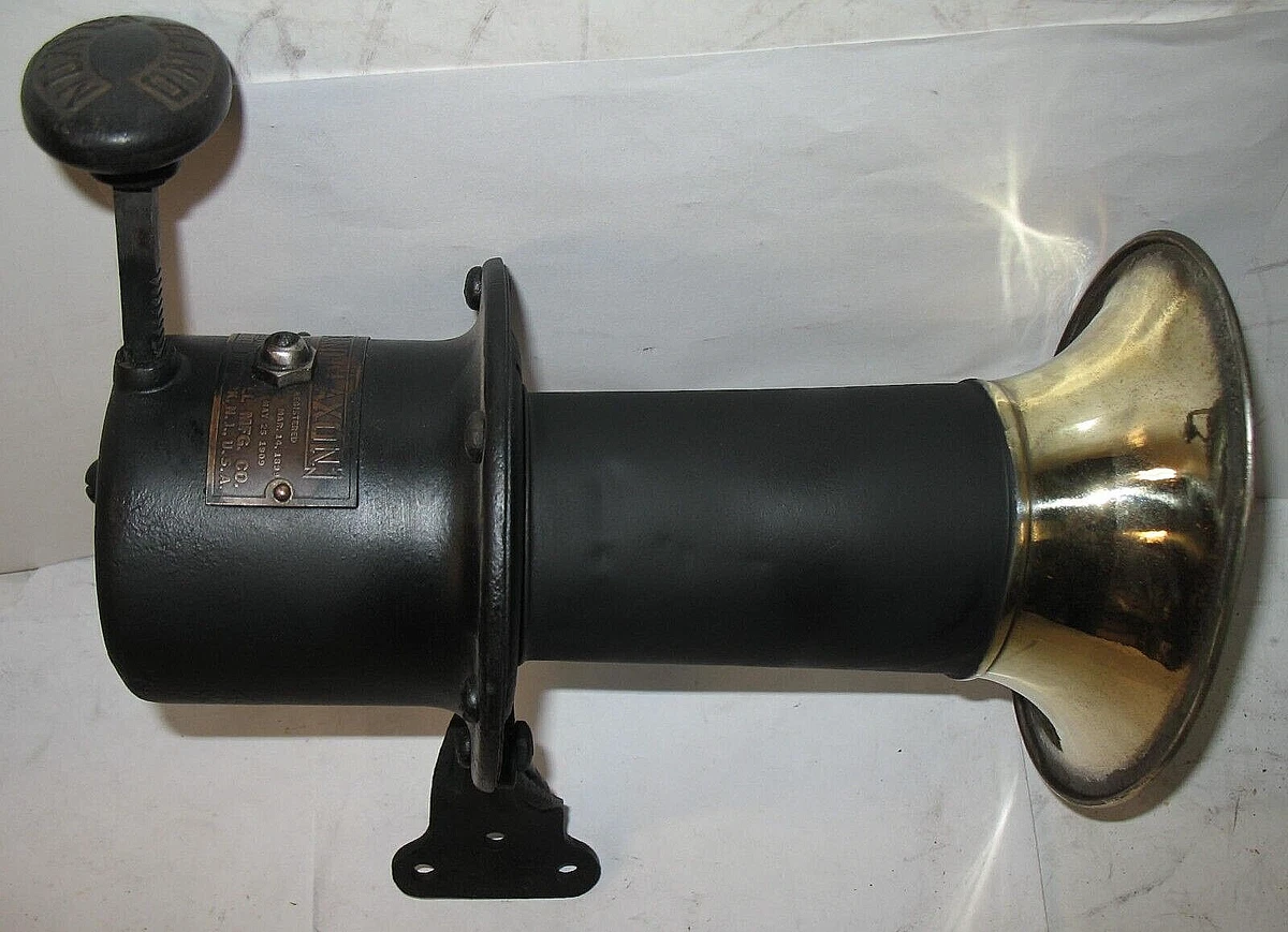 VINTAGE AHOOGA HORN HAND PUSH TYPE AUTOMOBILE KLAXON ???, 55 OFF