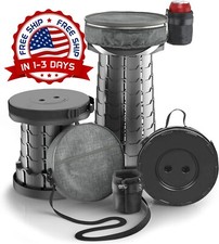 Taburete Plegable Portatil Taburete Cuadrado Plegable Con Cojin de Asiento Bolsa