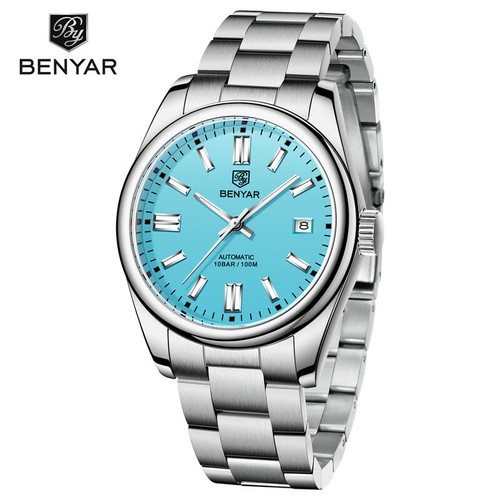 BENYAR Classic Men's Automatic Mechanical Watch Date 100m Waterproof Night Watch - Bild 4 von 10