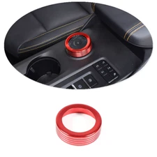 Car Drive Mode Knob Cover Trim Ring For Ford Ranger Raptor 23-25 Accessories Red