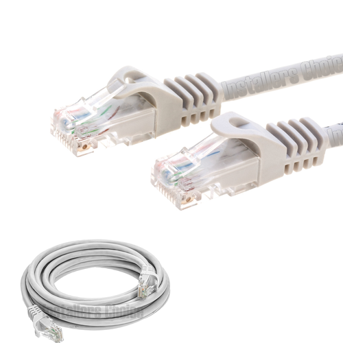 CAT5 Cat5e Ethernet Network Computer Patch Cable PC XBOX, PS3, PS4 Grey lot - Afbeelding 1 van 1