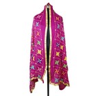 Women's Phulkari Embroidery Dupatta Chiffon Chunni Hand Ethnic Scarf Stoles Gift