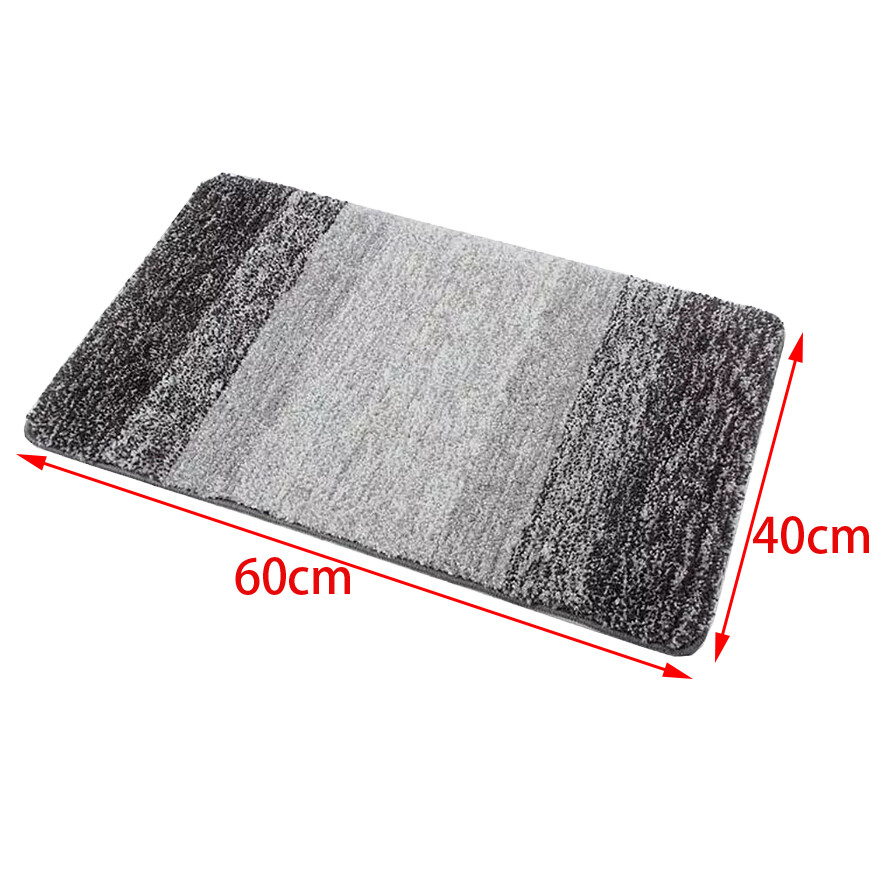 Bathroom Rugs Bath Mat, NonSlip Soft Plush Microfiber Shower Carpet