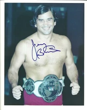 m518  Jerry Brisco   signed vintage Wrestling Photo w/COA **BONUS**