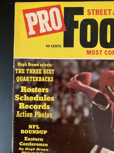1965 Street and Smith's Pro Football Yearbook Frank Ryan Cover - Picture 2 of 7