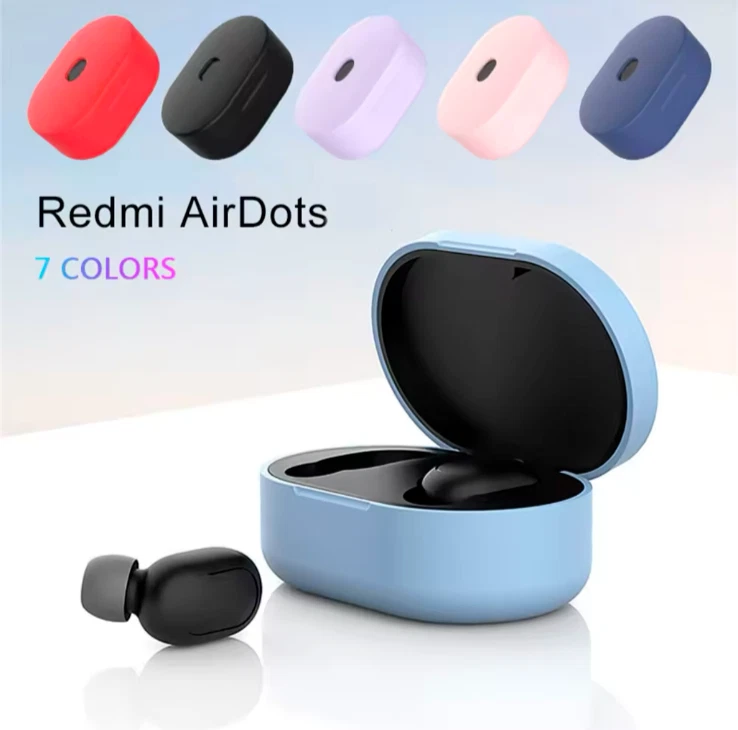 Silicone Case for Xiaomi Redmi Airdots 1/2 - Protective & Lightweight Cover - Image 2 of 4