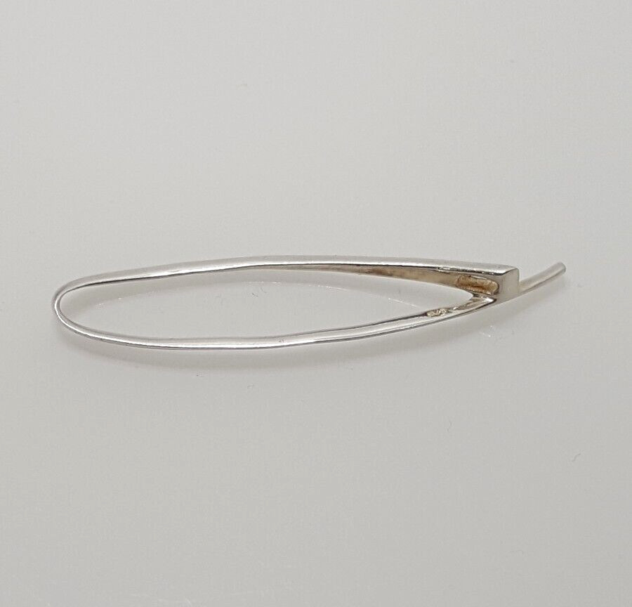 Gorgeous Sparkling Artistic Long Loop Pendant 925… - image 15