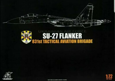 BRAND NEW JC WINGS 1:72 scale SU-27 FLANKER-B UKRAINIAN AIR