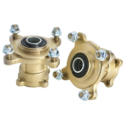 4 Studs Front Wheel Hubs Brake Disc Steering Spindle For Dirt Bike