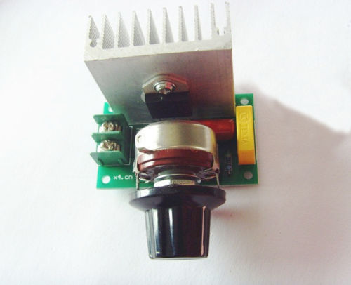 AC 110V-220V 3800W 40A SCR Regulador de Voltaje Control de Velocidad LED Atenuador Termostato - Imagen 3 de 6