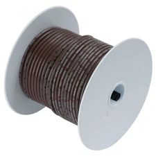 ​Ancor Marine Grade 10 AWG Tinned Copper Wire - Brown, 100'