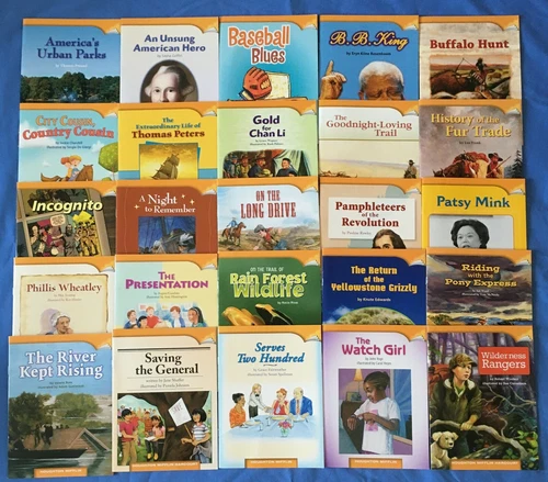 Set of 25 Books 5th Grade 5 Leveled Readers ON Level Homeschool HMH JOURNEYS