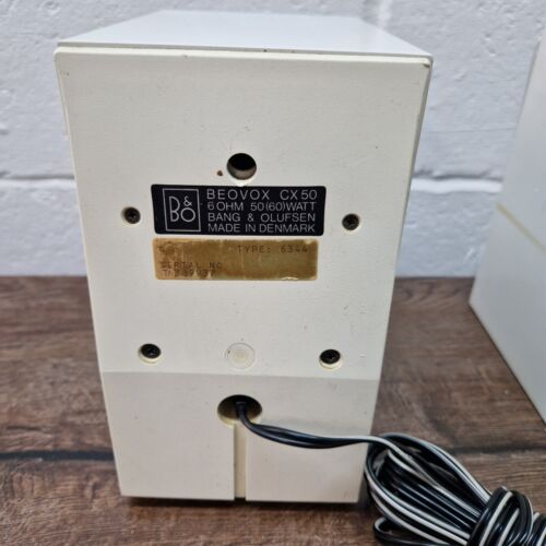 Bang & Olufsen Beovox CX50 Speakers in White - Working but needs attention - Picture 7 of 10