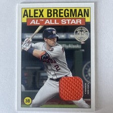 2021 Topps Series 2 1986 All-Star Relics #AB Alex Bregman - Houston Astros