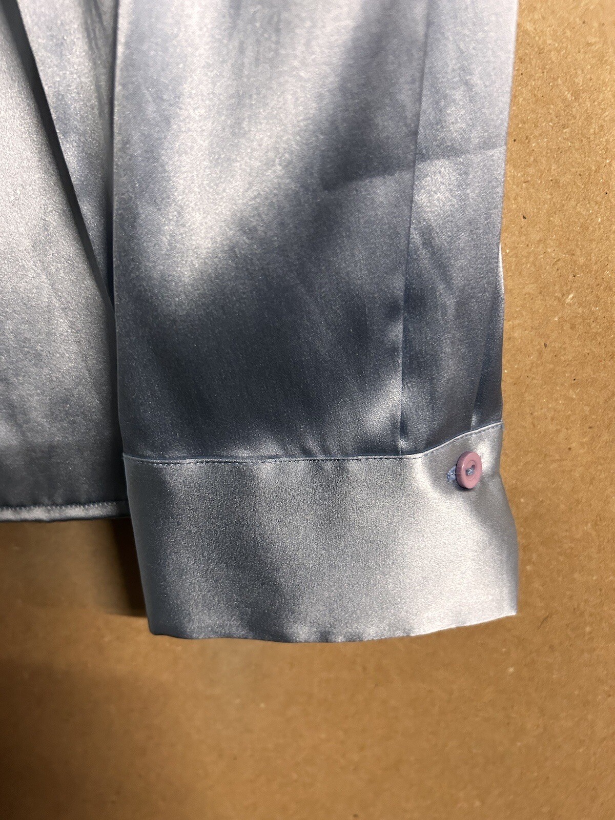 Holt Renfrew Collection Vintage 90's Women's Sz 4 Blue 94% Silk 6% Spandex