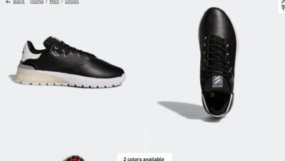 Adidas Limited Edition RebelCross Spikeless Golf Shoes Black Men's Size 10 New