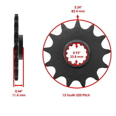 Caltric 520 O-Ring Drive Chain & Sprocket Kit For Suzuki RM250 1989 1997 2001 2003 712157