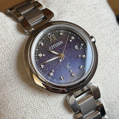 Citizen xC ES9460-70L Night Rainbow Eco-Drive Titanium Watch Japan LIMITED F/J - Picture 3 of 15