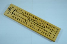 Vintage Lowe Wooden Cribbage Board 1503 Made in USA Milton Bradley
