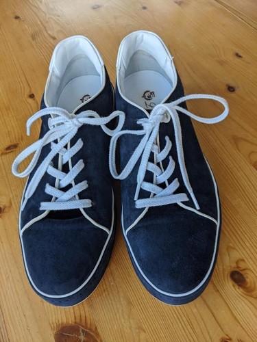 Loro Piana Nuages “Summer Walk” Women's Navy Blue Sneakers Size 38