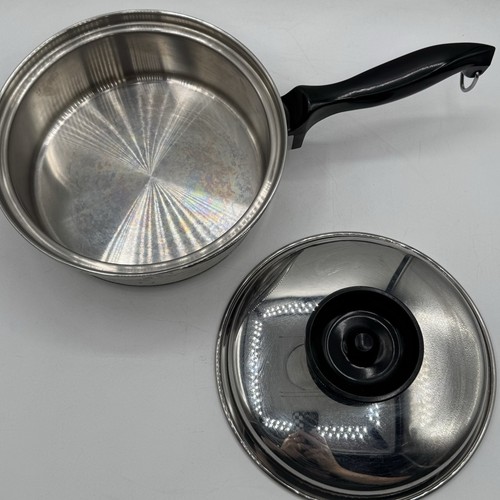 Chef's Ware Townecraft T304 Multi Core Sauce Pan Stainless Steel 8.5" w/ Lid - Picture 8 of 16
