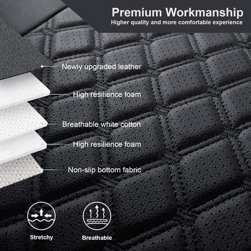 Customized Front Car Seat Covers for 2018-2025 Jeep Wrangler 4 Door - Picture 2 of 4