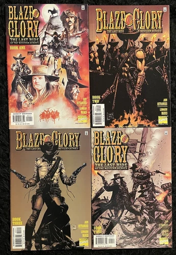Blaze of Glory: The Last Ride Western Heroes #1-4 FULL SET - Marvel Comics 2000