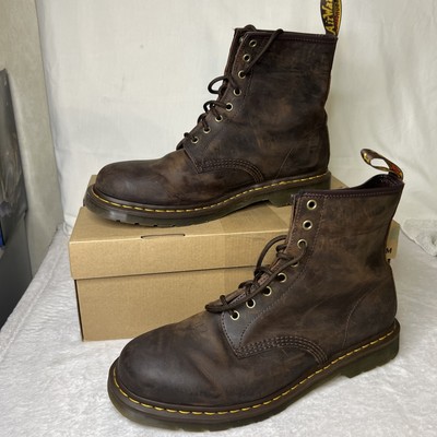 【Dr.Martens】 ★ BOOTS ★ 1460 CRAZY HORSE ★ COW LEATHER Dr. Martens 1460 8-Eye Aztec Crazy Horse Boot - Brown | Journeys