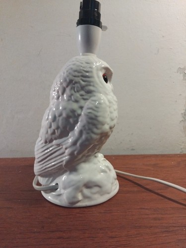VINTAGE POOLE POTTERY OWL LAMPBASE - Picture 8 of 22