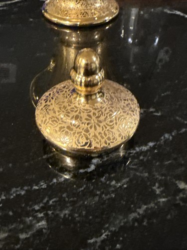 Rare Vtg Victorian Le Mieux French 24k Gold & Platinum Hand-Decorated Teapot - Picture 9 of 12