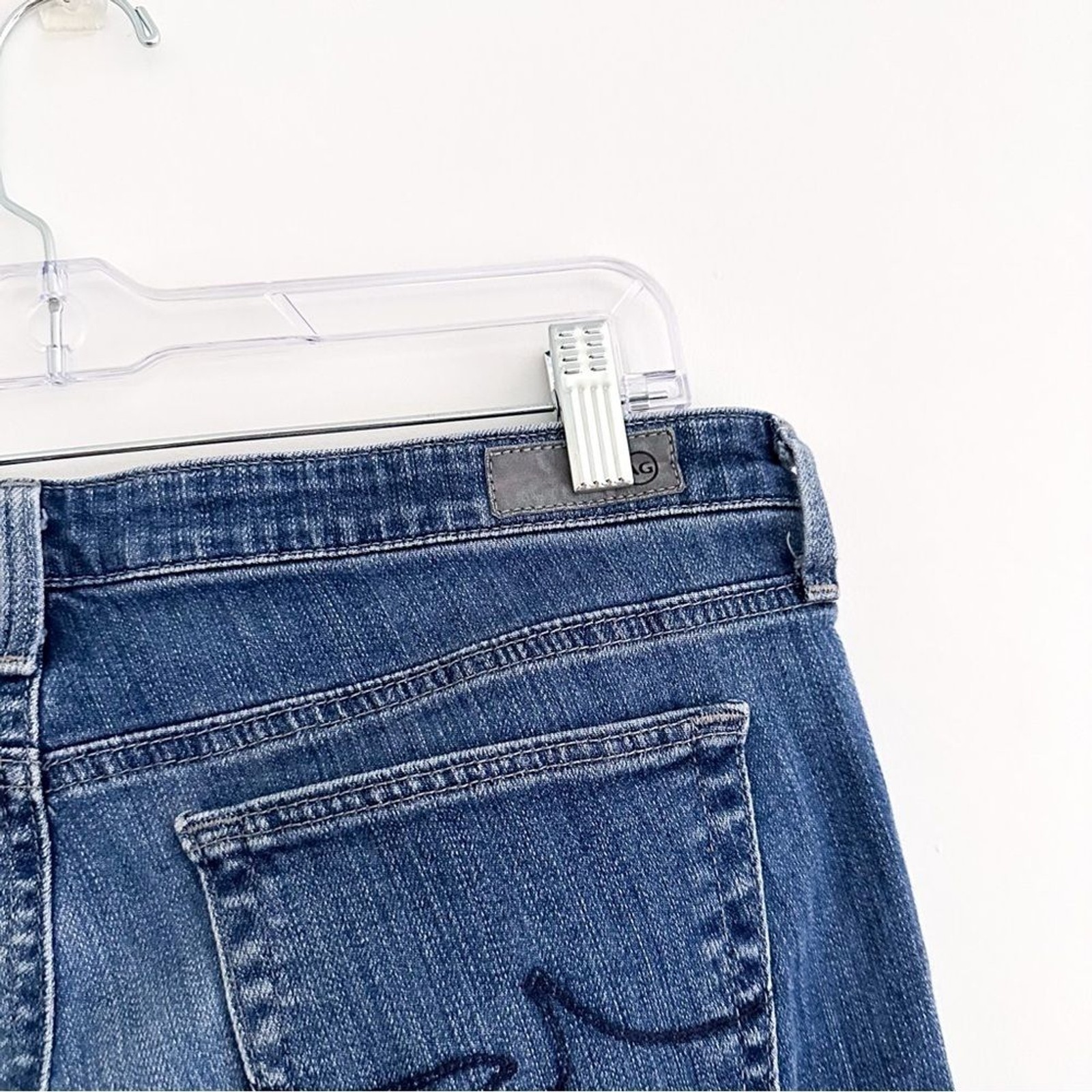 AG The Stilt Roll Up Cigarette Leg Crop Cuff Jeans Women's Size 31 thumbnail 8