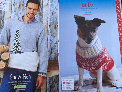 Woman's Weekly Nordic Christmas Patterns Toys, Dog Coat, Jumper, Stocking, Star - Picture 3 of 5