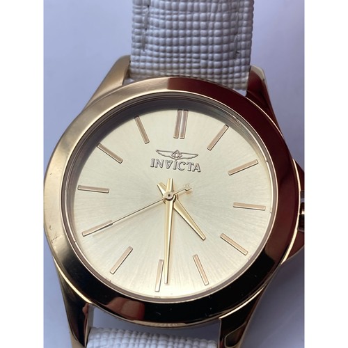 INVICTA Angel 15149 Damenuhr 32 mm - neue Batterie - Lederband - WR 30M - Bild 5 von 14