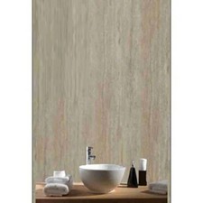 Travertine Matt Wall Panels 1m x 2.4m x 10mm Easy To install 3 Sided Kit