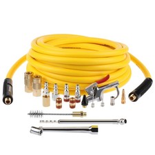 19 PCS Air Compressor Accessories Kit 3/8 Inch x 25FT Hose 1/4 NPT Fittings