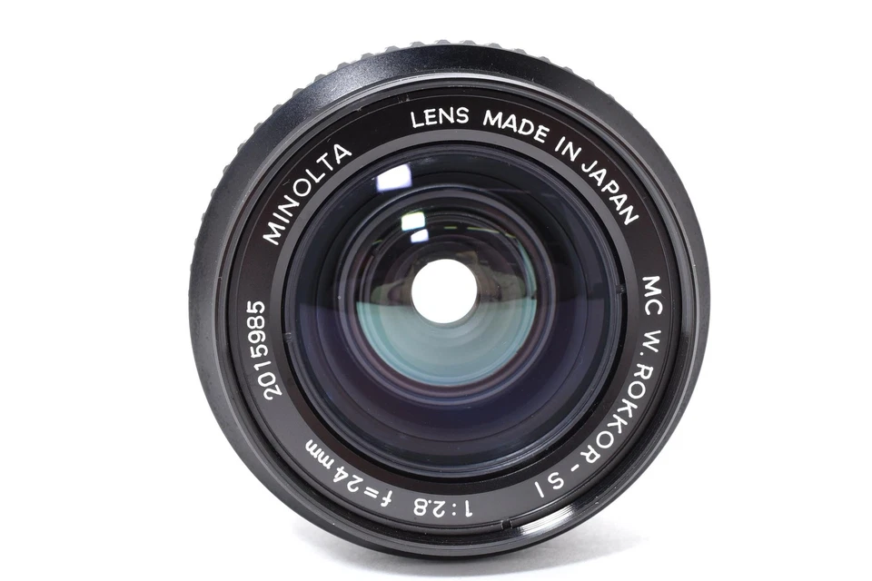 [ESTADO PERFEITO] Minolta MC W.Rokkor SI 24mm f/2.8 lente grande angular MF para SLRFrom JAPÃO - Imagem 4 de 4