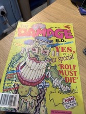 THE BRAIN DAMAGE VOL 1 NO 12 NOT FOR CHILDREN MAGAZINE COMIC