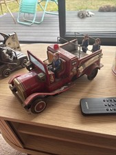 1960s Horikawa Tin Fire Engine Battery Japan Fire Dept