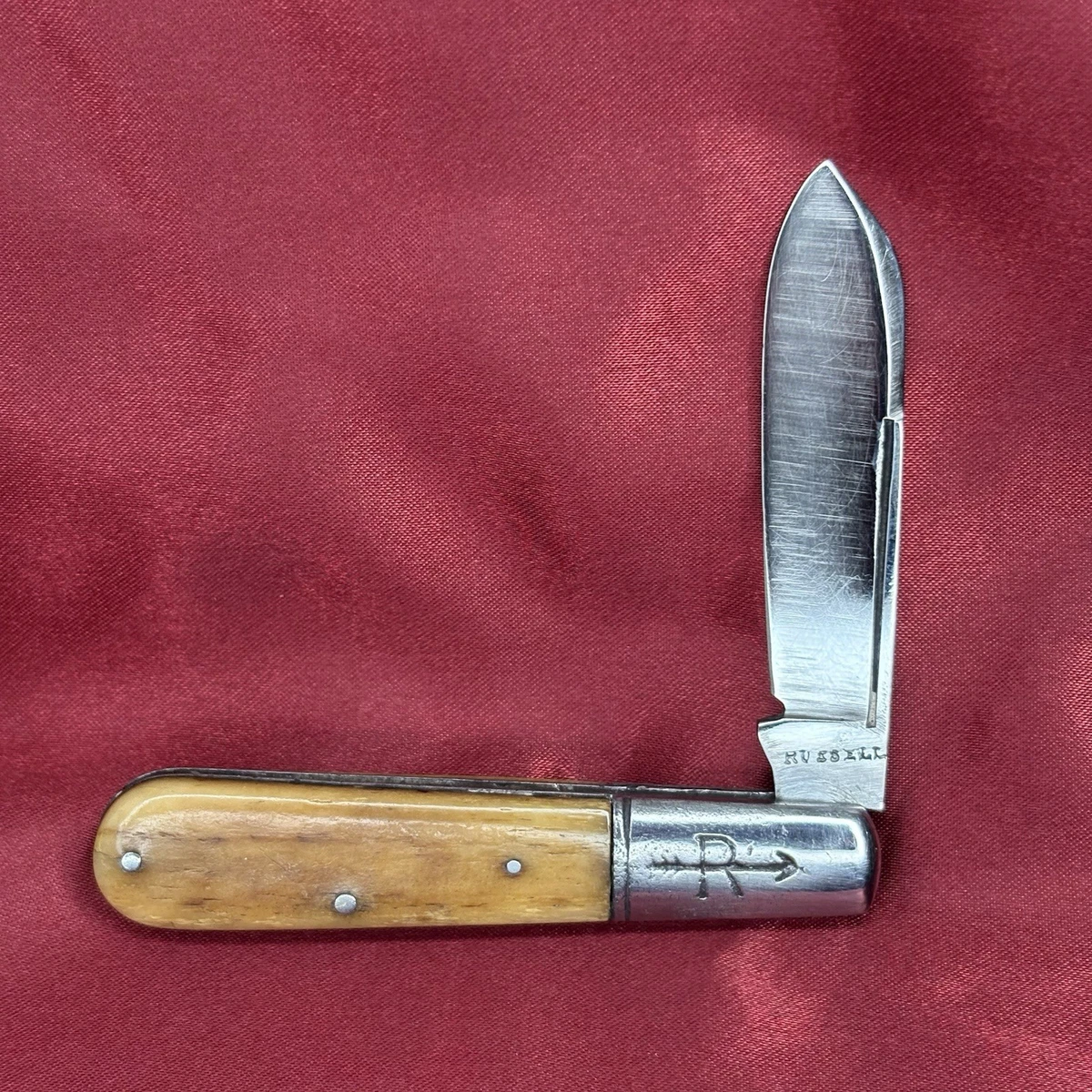 Barlow Plain Pocketknife Collectible Vintage Factory Manufactured
